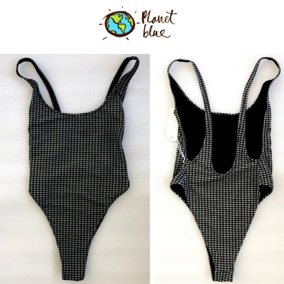 Blue Life Other - Blue Life Swim Houndstooth Print Farrah One Piece